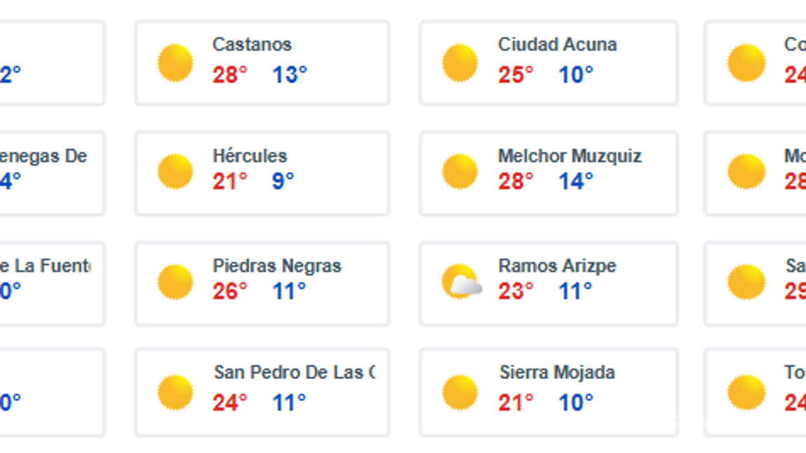 $!Frente Frío #19 ingresará la tarde-noche del domingo al norte y noreste de México