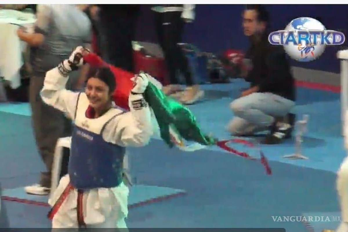 $!Amaite Castañeda Zamarripa y Mateo Sandoval subieron a lo más alto del podio en el Kids World Open Taekwondo Championships, representando con orgullo a Coahuila y a México.