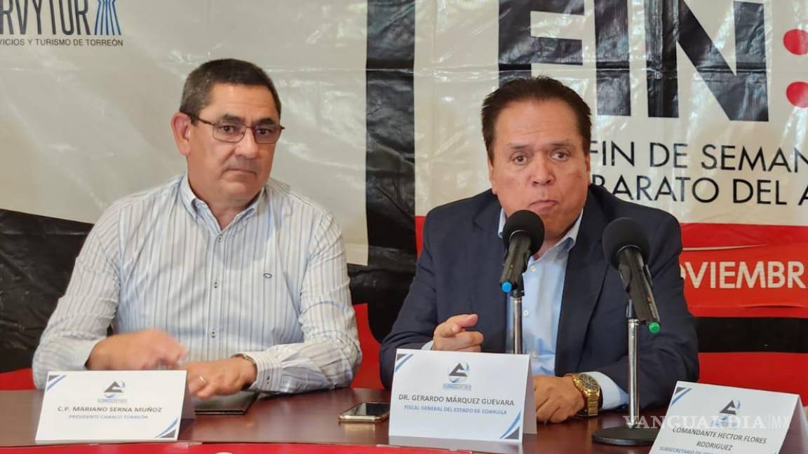 Afinan detalles para la vigilancia del Buen Fin en Torreón, Gómez Palacio y Lerdo