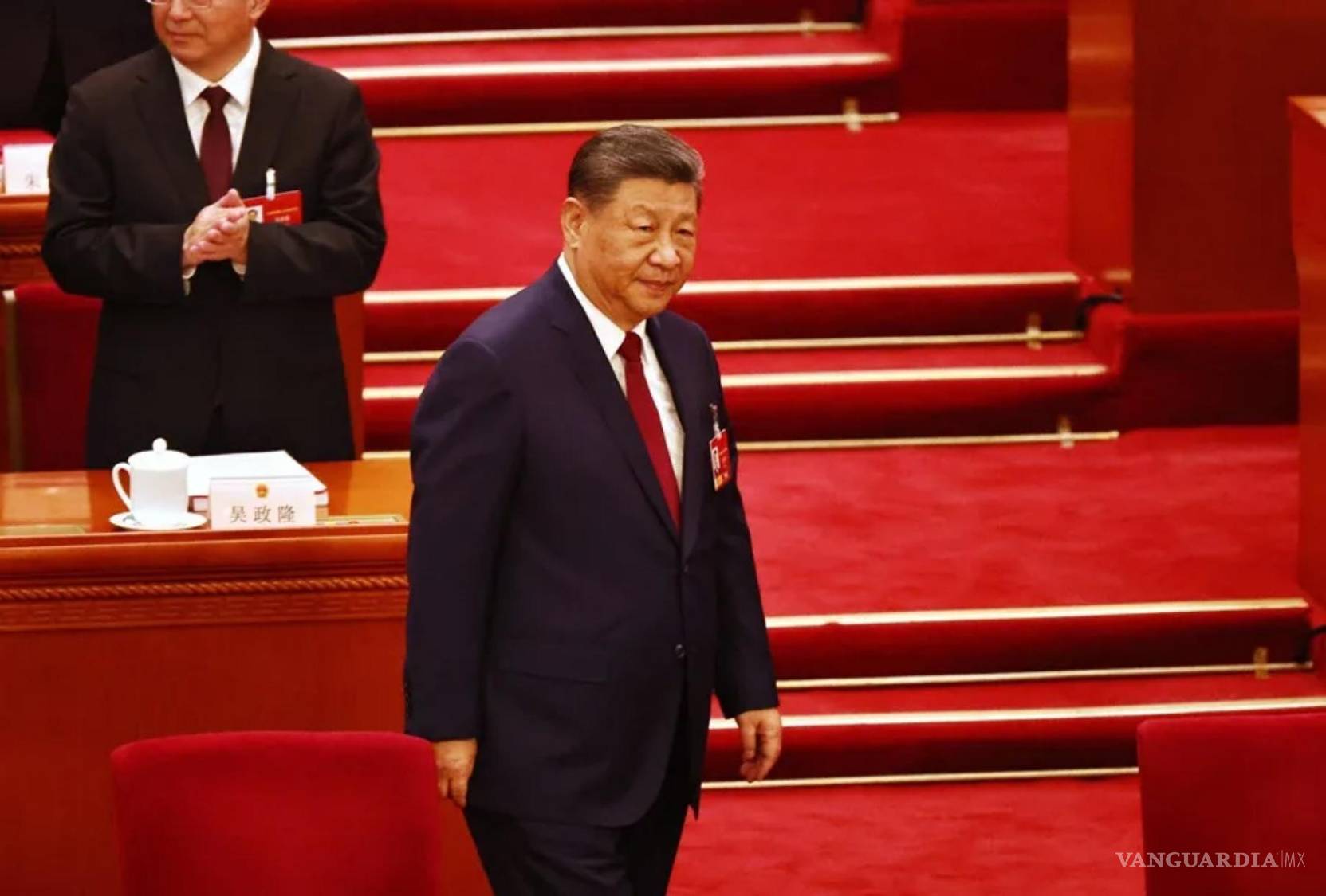 $!El presidente de China, Xi Jinping a su llega a la Asamblea Popular Nacional (APN).