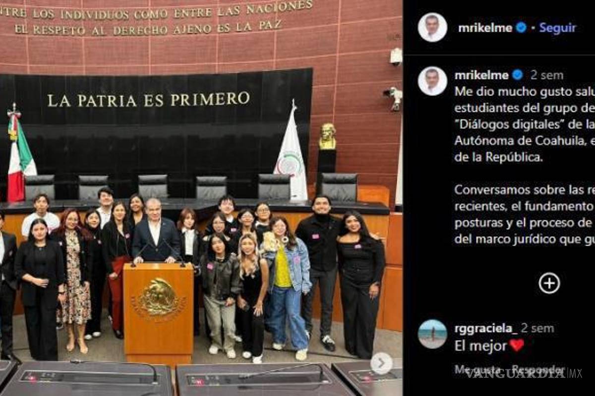 $!En el Senado el legislador Riquelme recibió al grupo de investigación “Diálogos Digitales” de la UAdeC.
