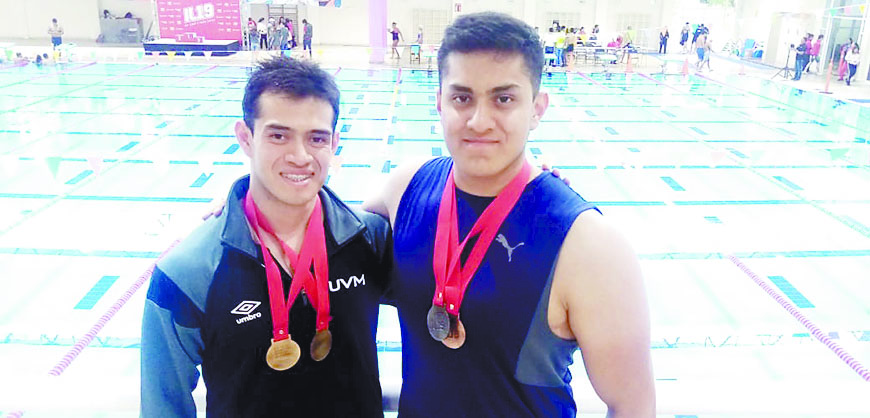 Cargados de medallas regresan los Linces de la UVM