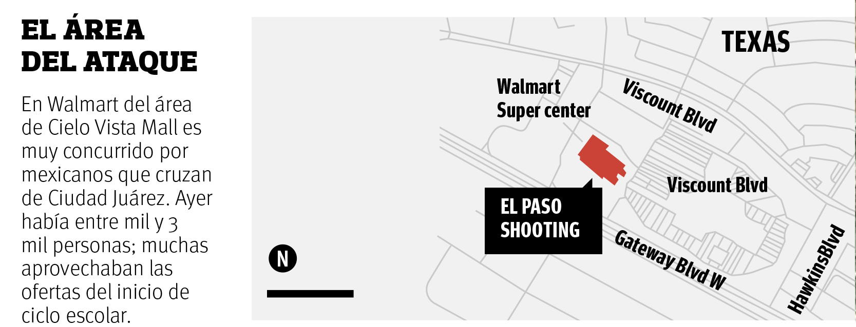 $!Deja masacre en El Paso 20 muertos y 26 heridos