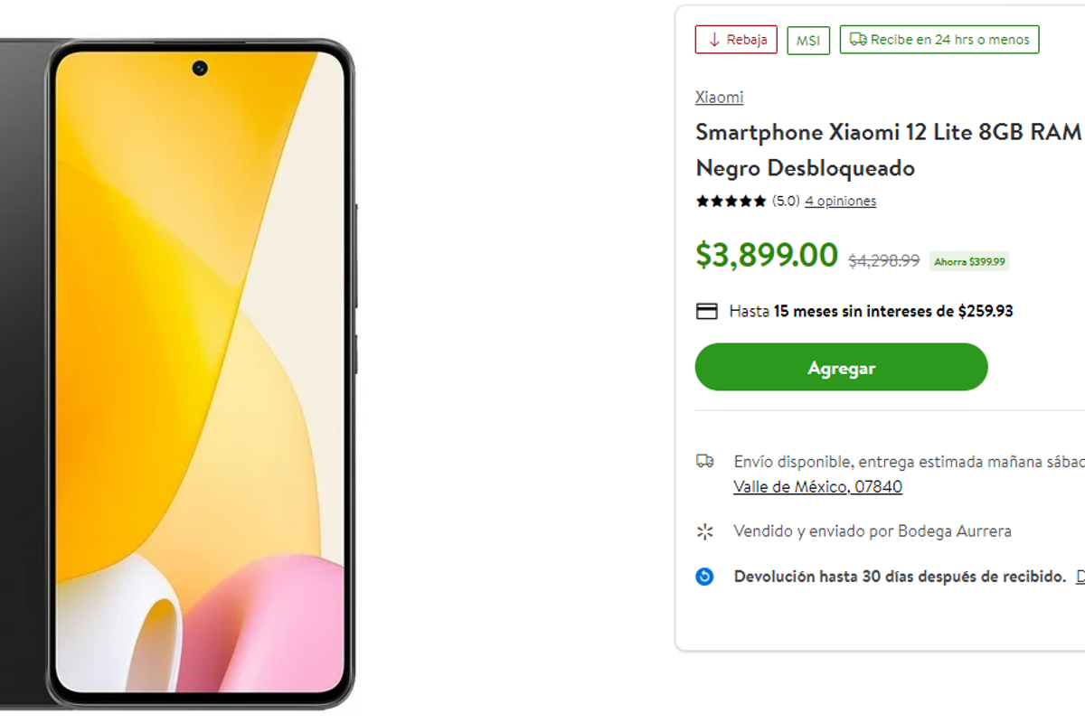 $!Samsung, iPhone, Honor... Estos son los smartphones con los mejores descuentos en Bodega Aurrera