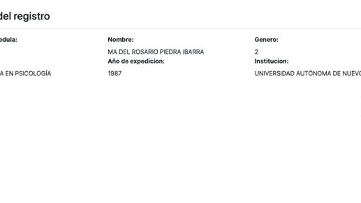 $!La presidenta de la CNDH presume maestría, pero no tiene cédula