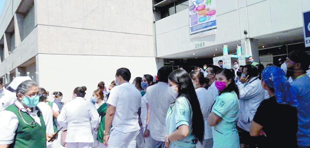 Miedo a la represión es mayor que el temor al coronavirus en el IMSS de Guadalajara