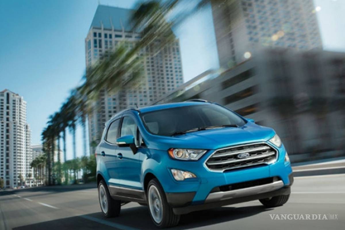 Ford EcoSport con motor de 3 cilindros, ya disponible en México