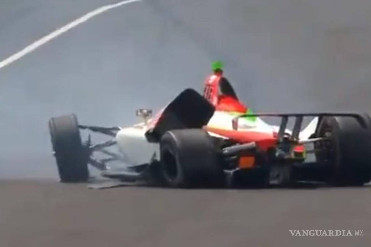 Piloto mexicano sufre apartoso accidente mientras realizaba prácticas