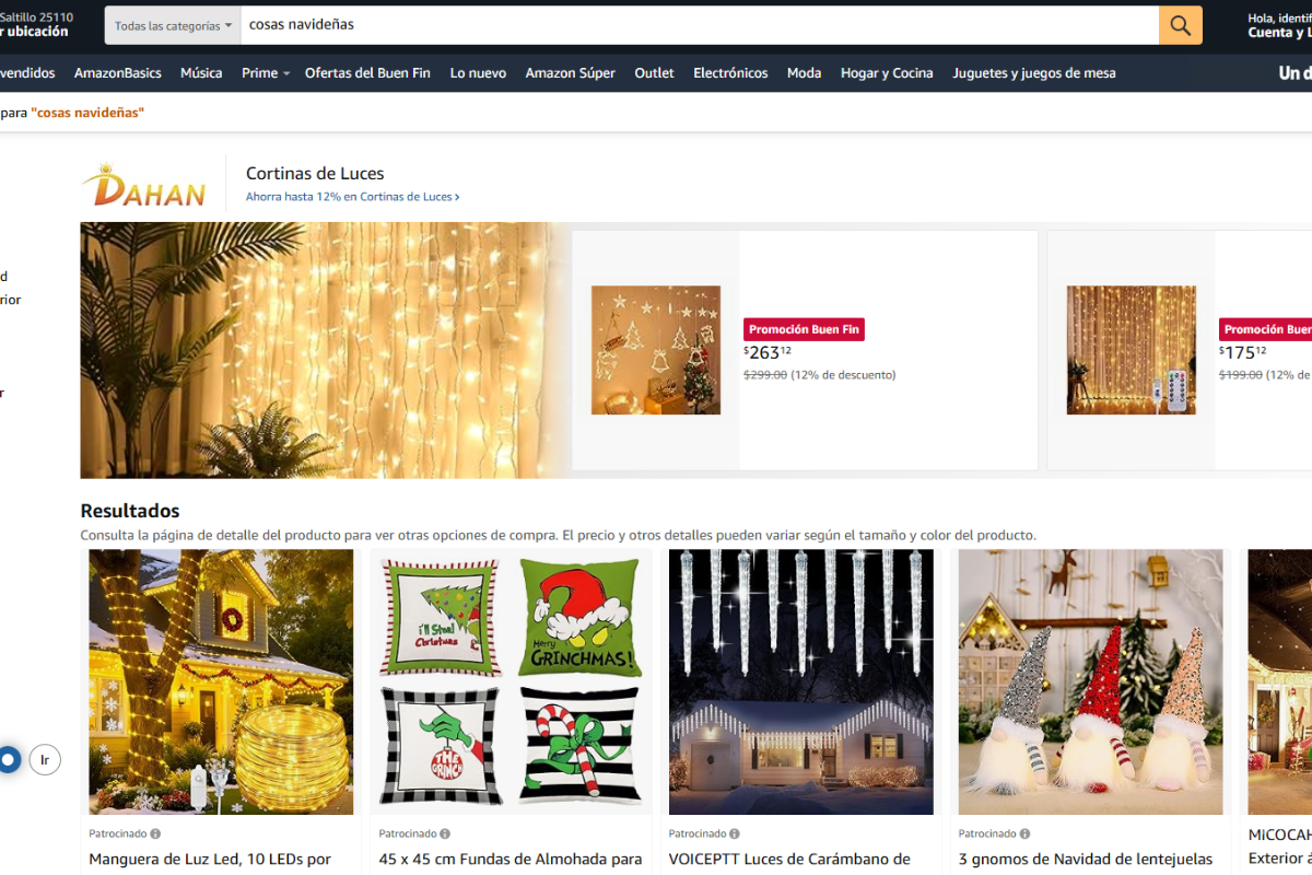 $!Liverpool, Amazon y Coppel ponen en descuento artículos de Navidad por el Buen Fin 2025