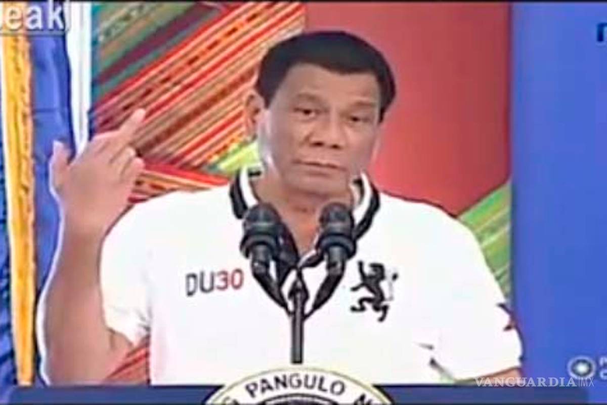 ¡Fuck you!, dice el Presidente de Filipinas a la UE por criticar su guerra contra las drogas (VIDEO)