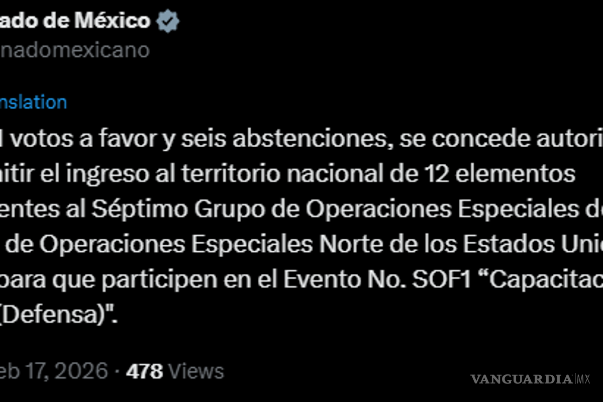 $!Senado aprueba ingreso de militares de Estados Unidos a México para capacitación con Sedena