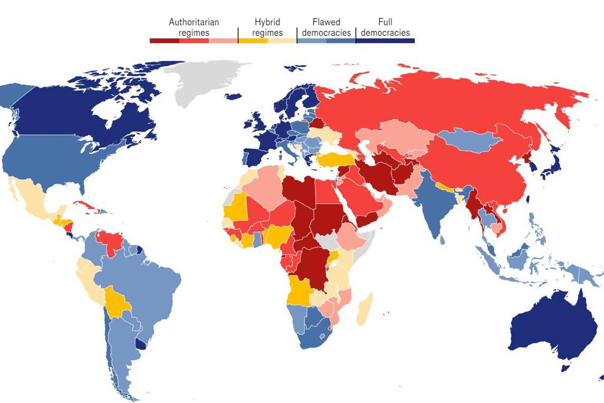 $!Este es el mapa que presentó The Economist en su más reciente artículo.