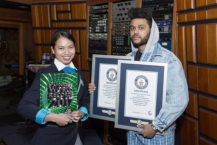The Weeknd se consagra como el artista más popular del mundo, según Récords Guinness. Noticias en tiempo real