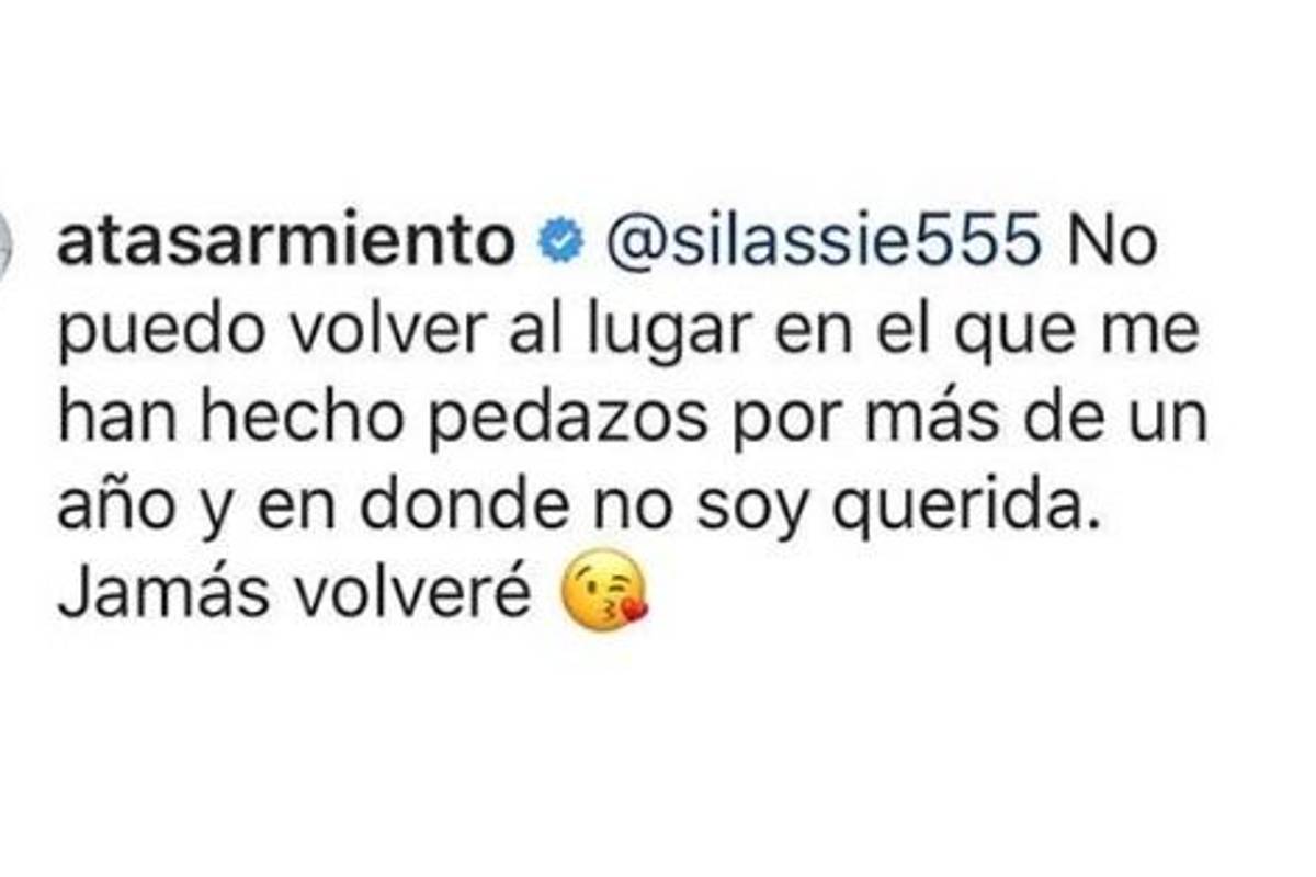 $!Atala Sarmiento asegura que jamás regresará a 'Ventaneando'