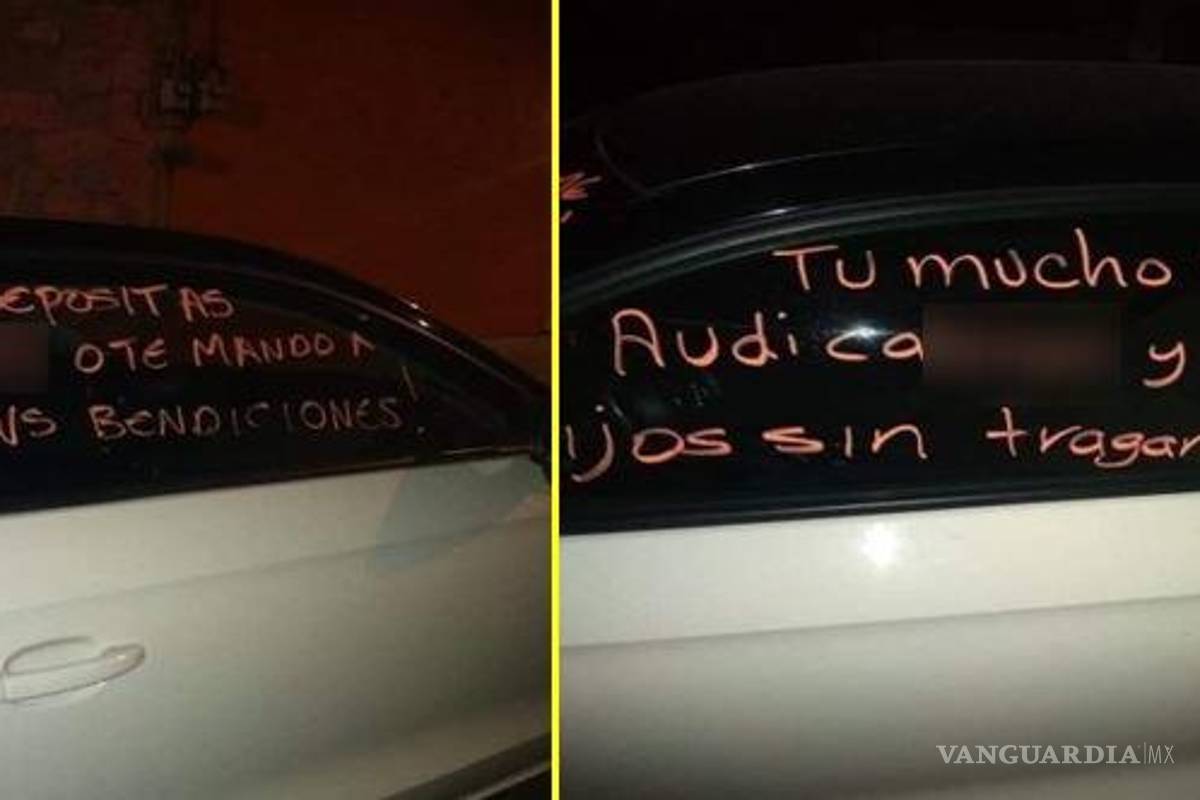‘Tú mucho pinch... Audi y tus hijos sin tragar’, le rayan el carro