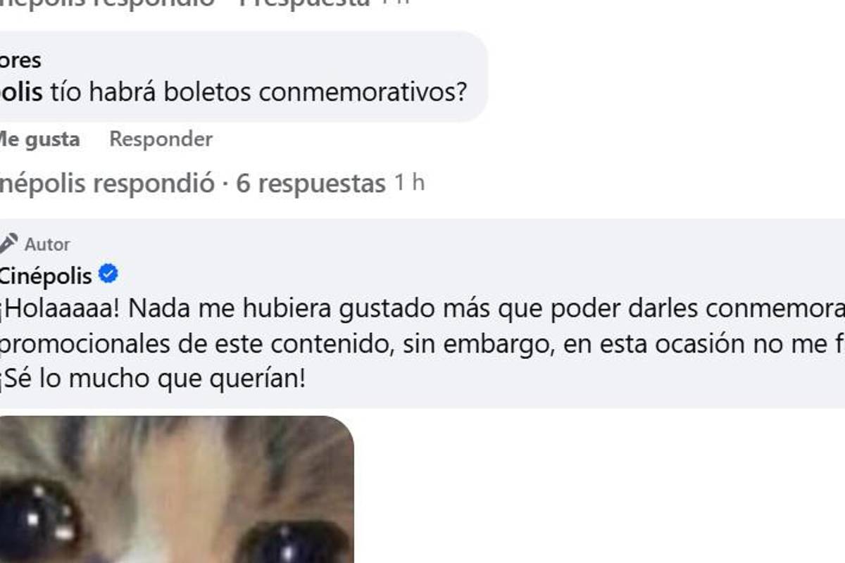 $!La cuenta de Cinépolis confirmó que no habrá mercancía especial.