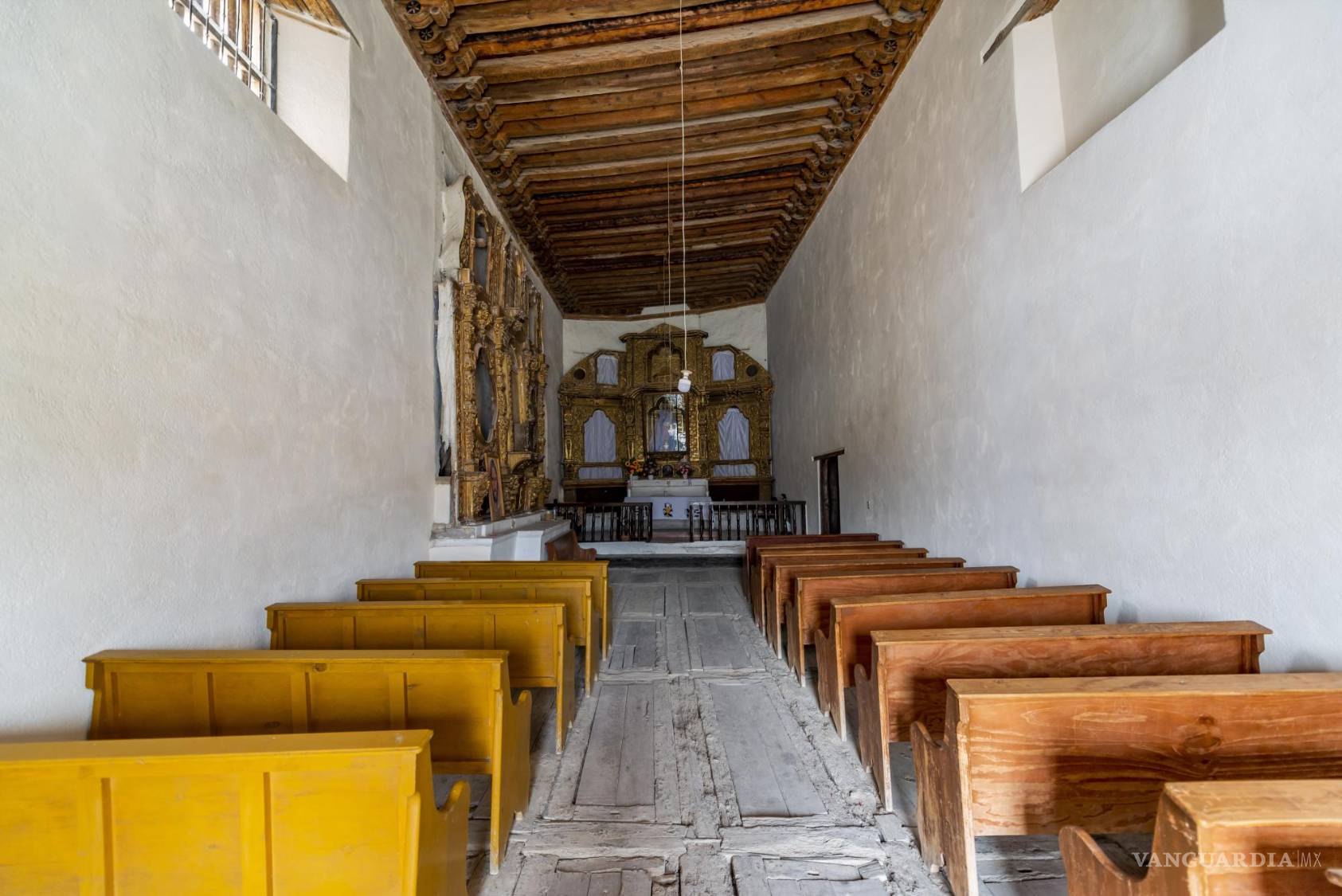 $!La capilla de Nuestra Señora del Rosario, joya arquitectónica de la Hacienda de Santa María.