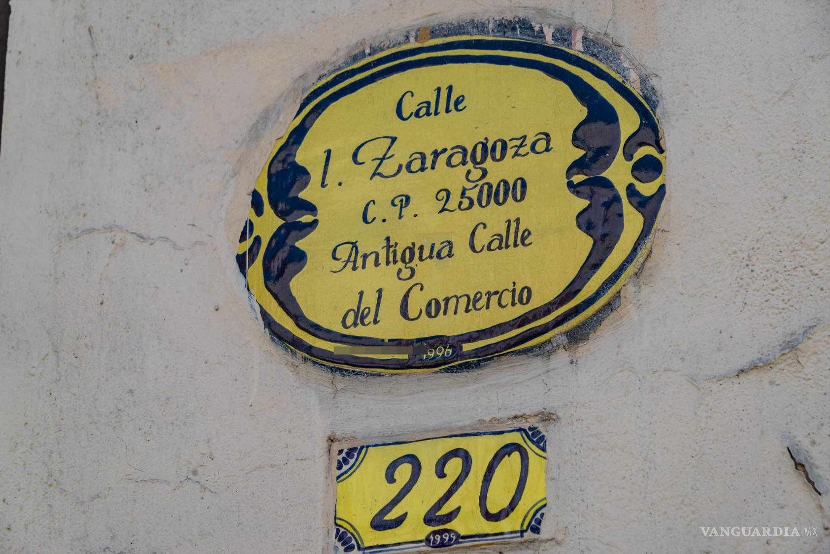 $!Nomenclatura del antiguo nombre de la calle Zaragoza.