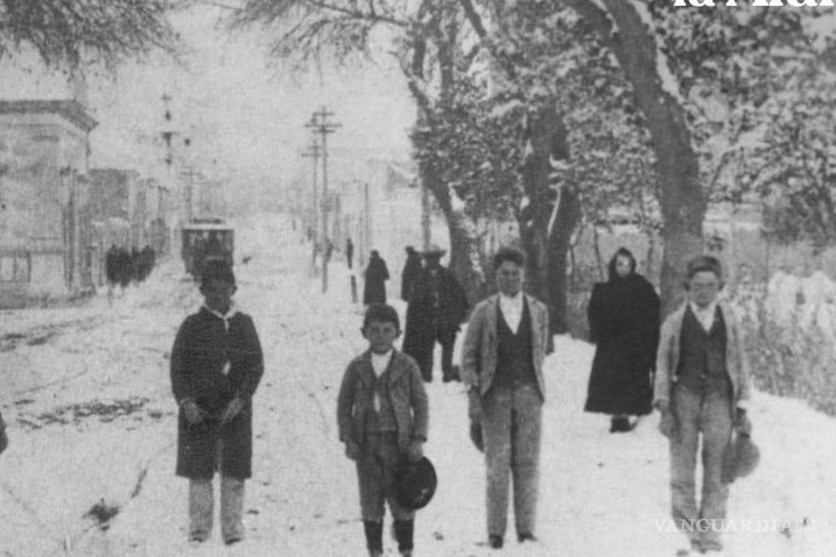 Así era el invierno en Saltillo en 1910 (Foto)