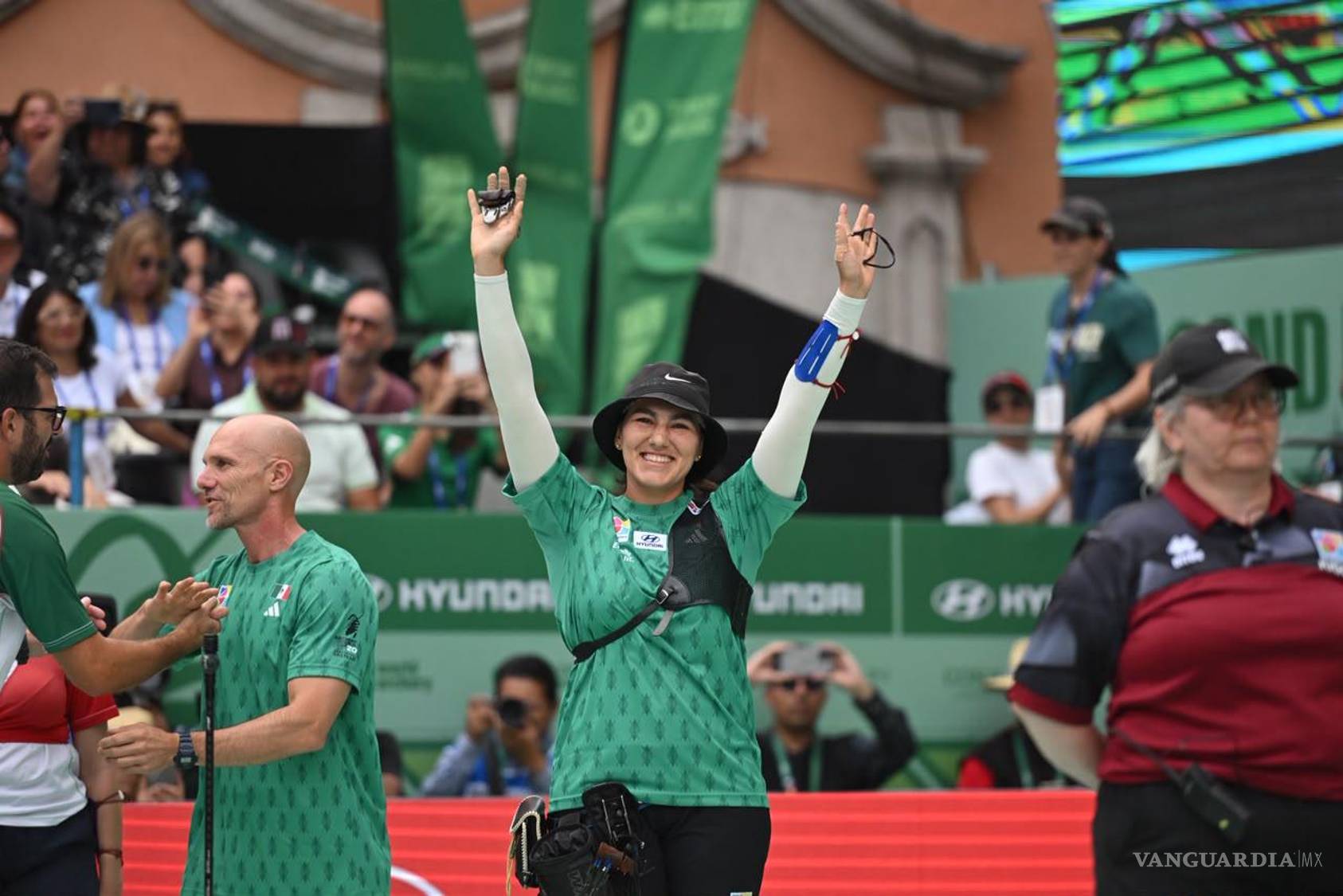 $!Alejandra Valencia terminó en el cuarto lugar de recurvo femenil después de caer ante la turca Elif Gokkır en la disputa por el bronce.