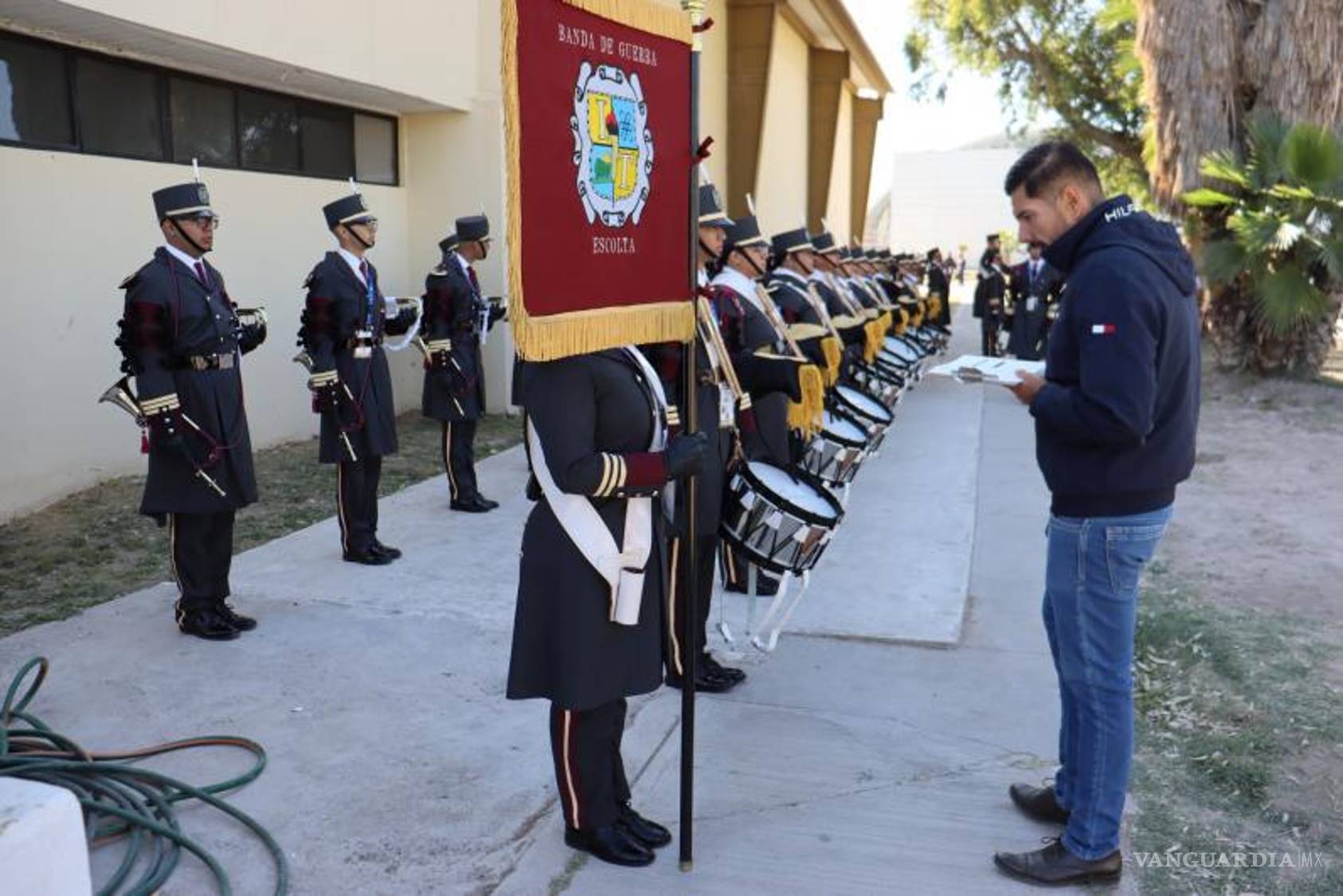 $!Este año y como cada 15 de septiembre desde hace 10 años, la banda de guerra del ITS será la que dirija el evento cívico del Grito de Independencia en el municipio de Arteaga.