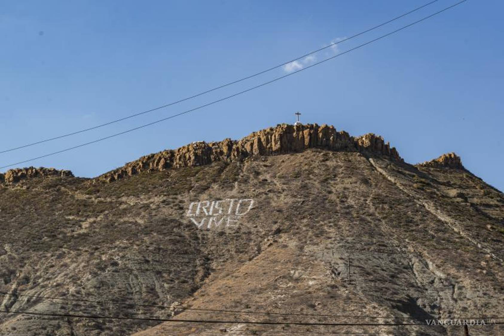 $!Actualmente las letras “CRISTO VIVE” se puden observar desde casi cualquier punto de la ciudad.