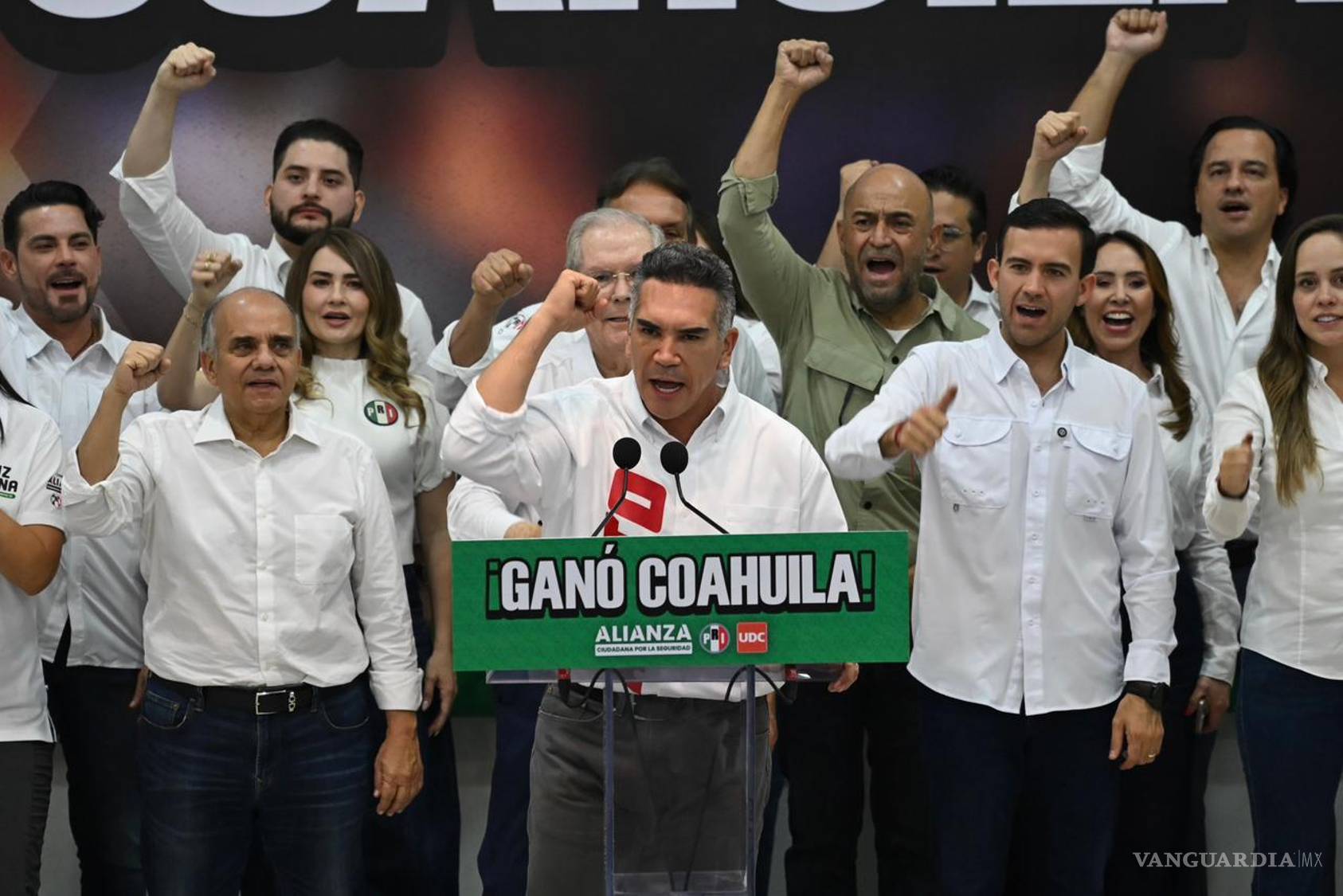 $!El líder priista llamó a los partidos de oposición a respetar los resultados emitidos por la ciudadanía en las urnas.