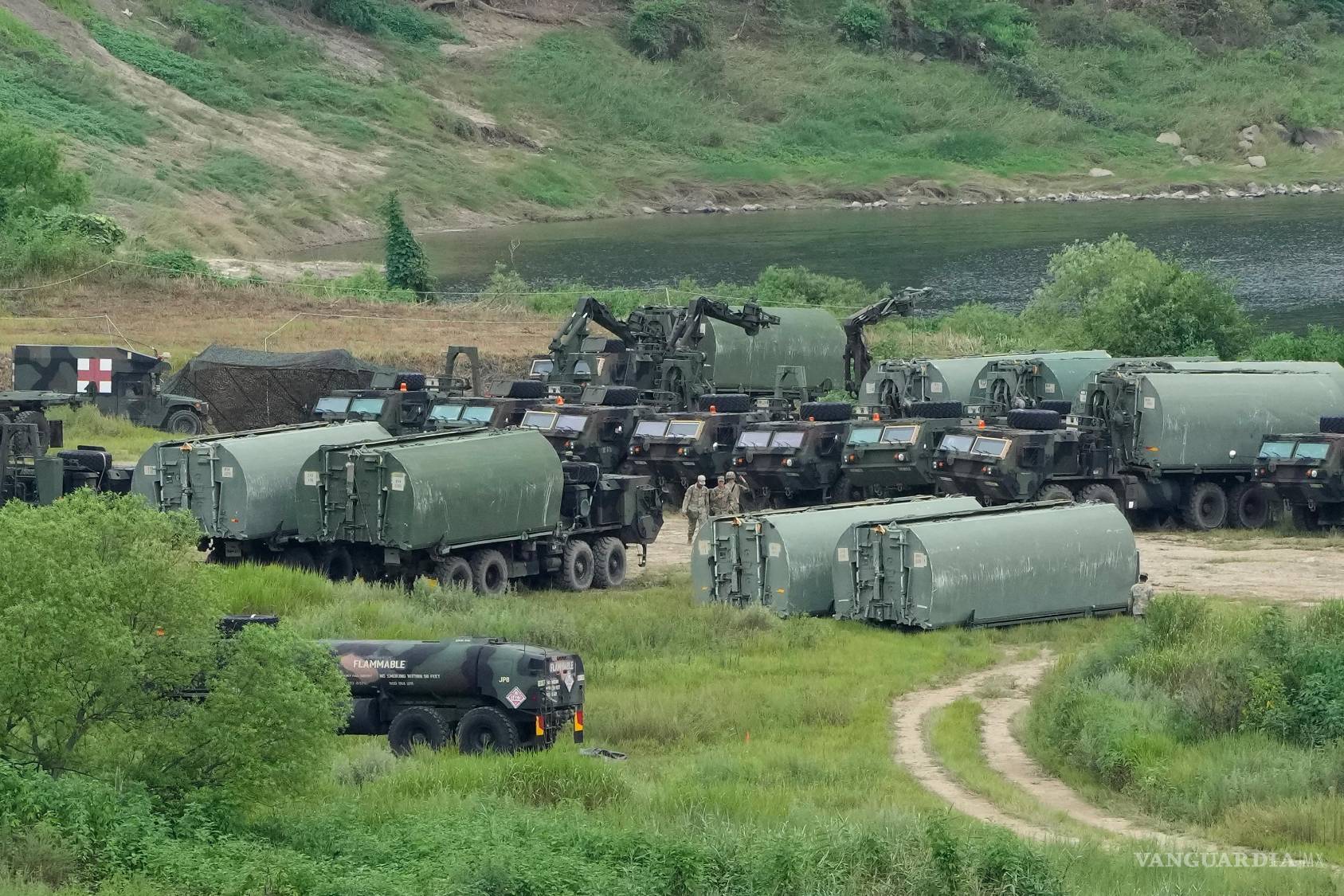 $!Tropas de EU y Corea del Sur realizan ejercicios defensivos en la península.