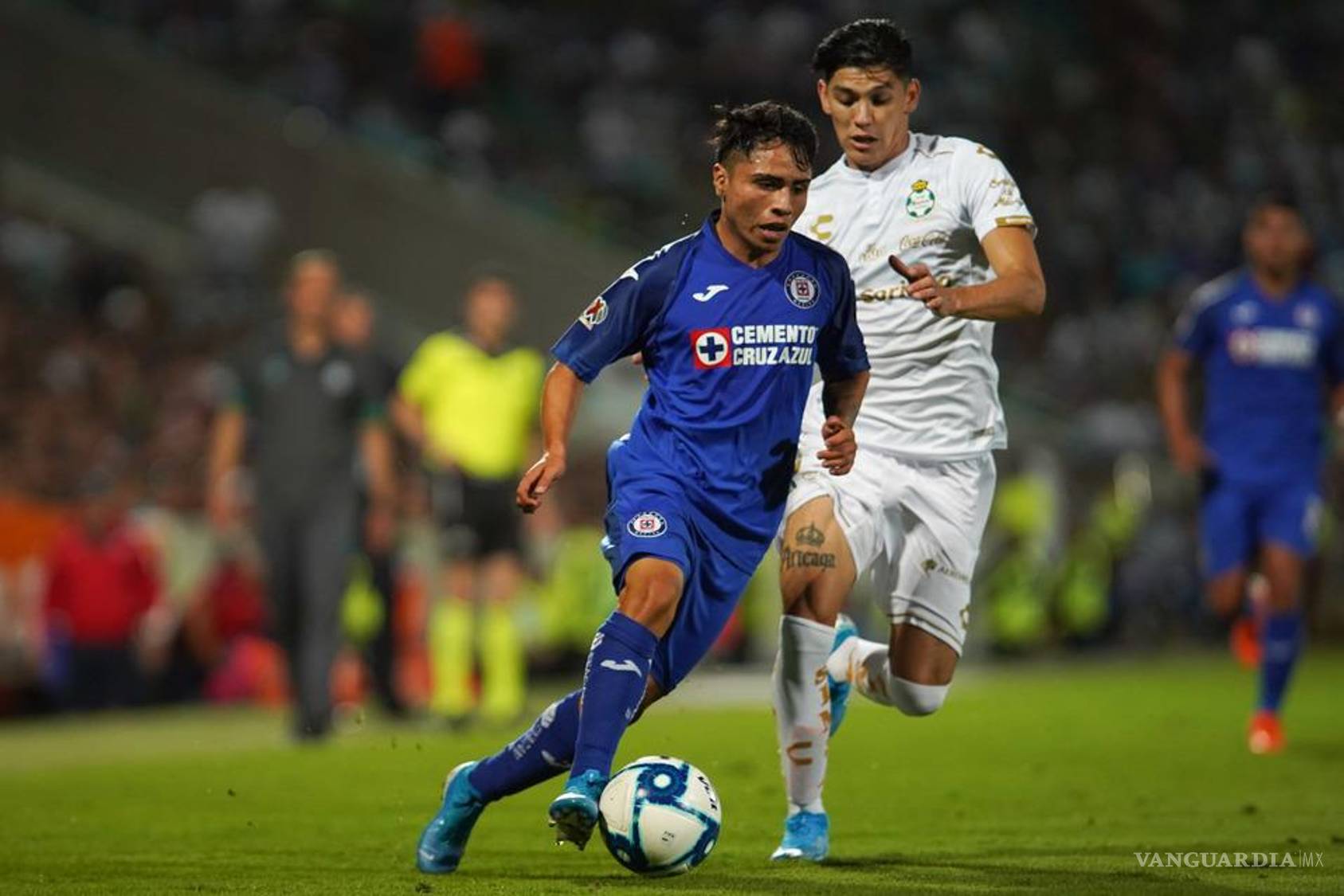$!El saltillense durante su participación con el Cruz Azul.