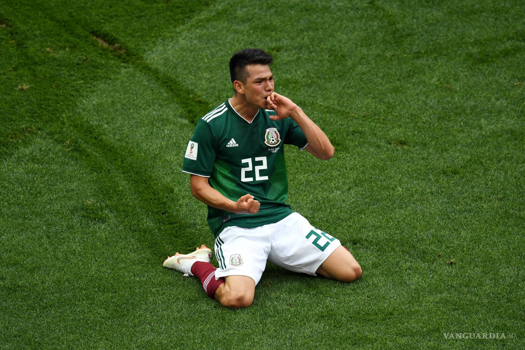$!El gol del Chucky Lozano ante Alemania hizo vibrar a México y al mundo en Rusia 2018.