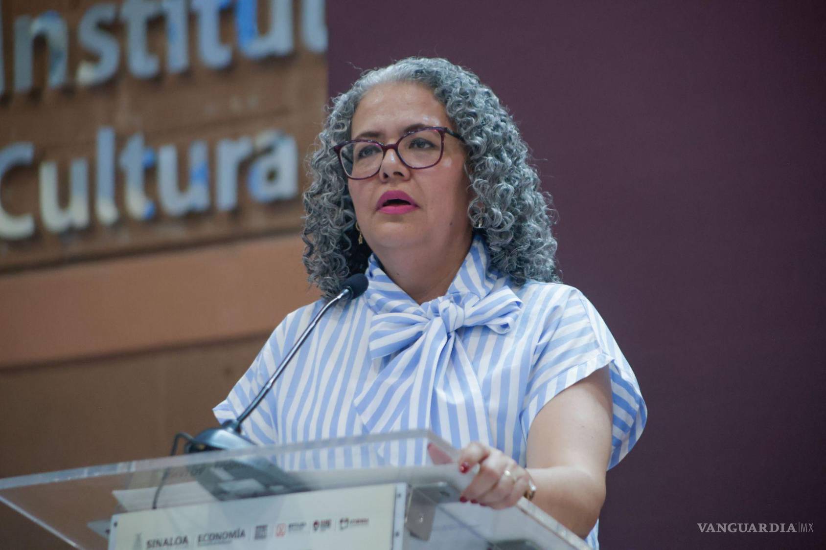 $!La gobernadora interina de Sinaloa, Graciela Domínguez Nava dijo que su administración trabajará por la seguridad de Sinaloa en coordinación con el Gobierno federal.
