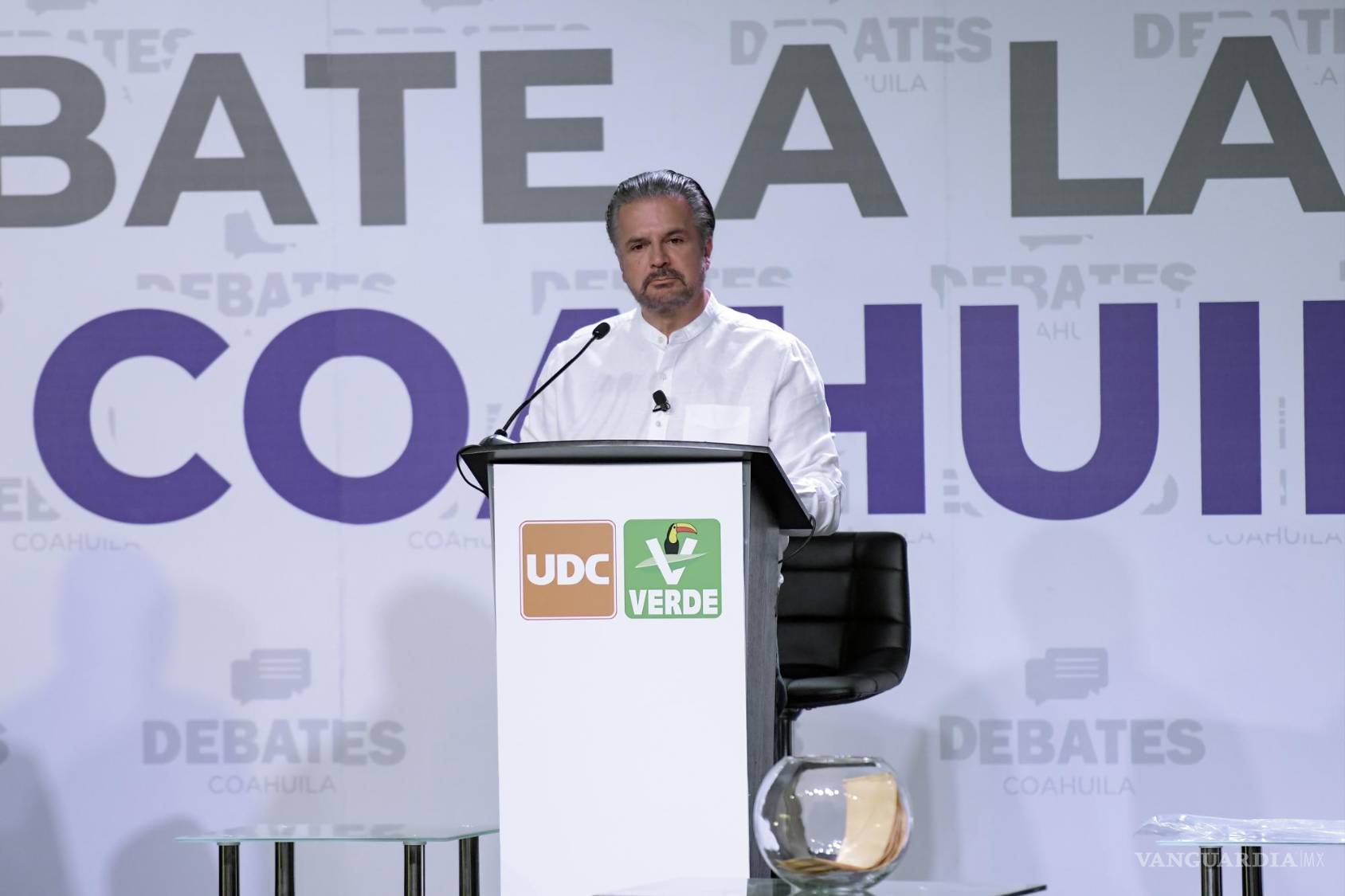 $!Candidato a la gubernatura de Coahuila, Evaristo Lenin Pérez.