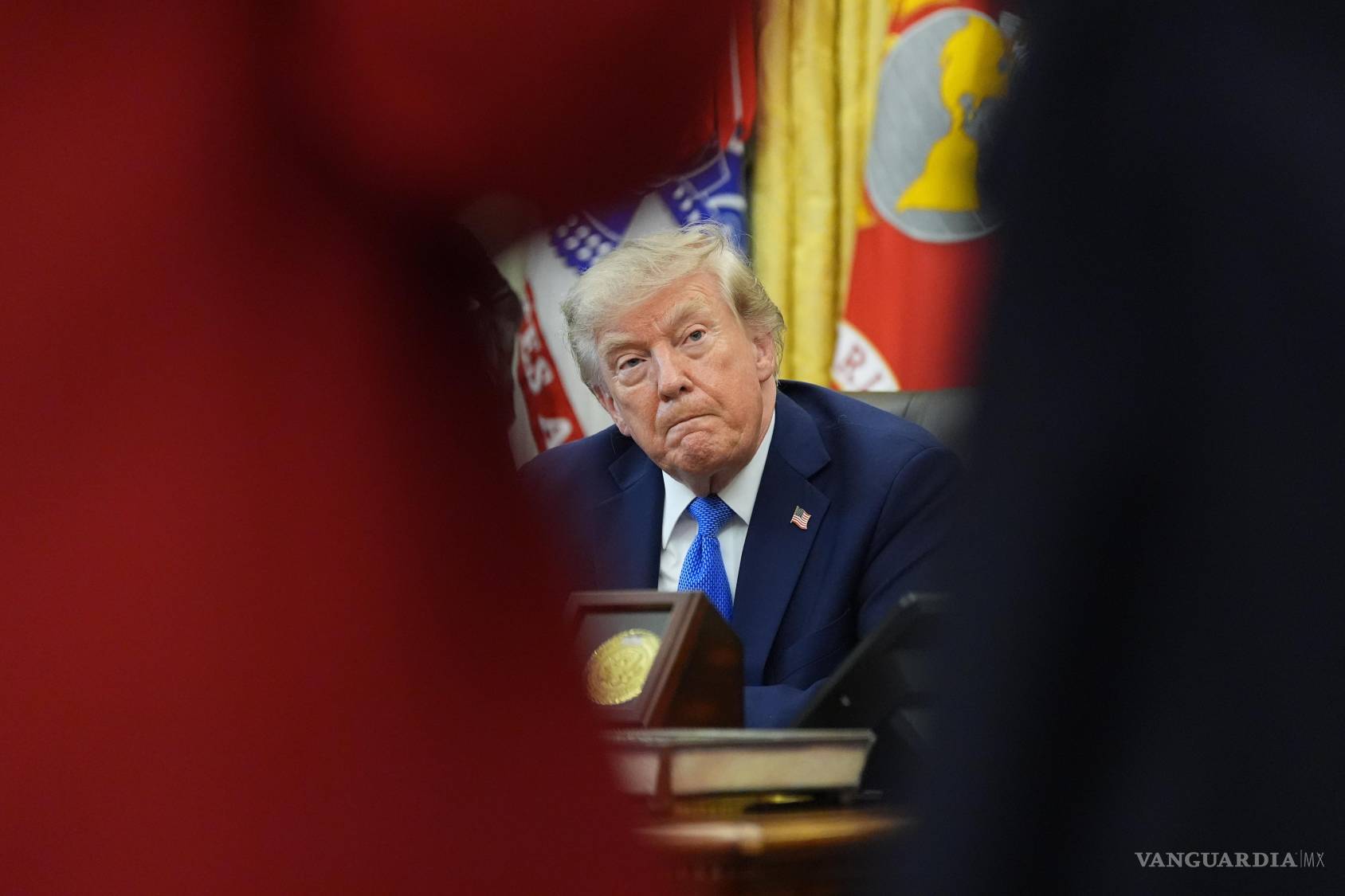$!El presidente de Estados Unidos, Donald Trump, en la Oficina Oval de la Casa Blanca, en Washington, el 6 de agosto de 2026.