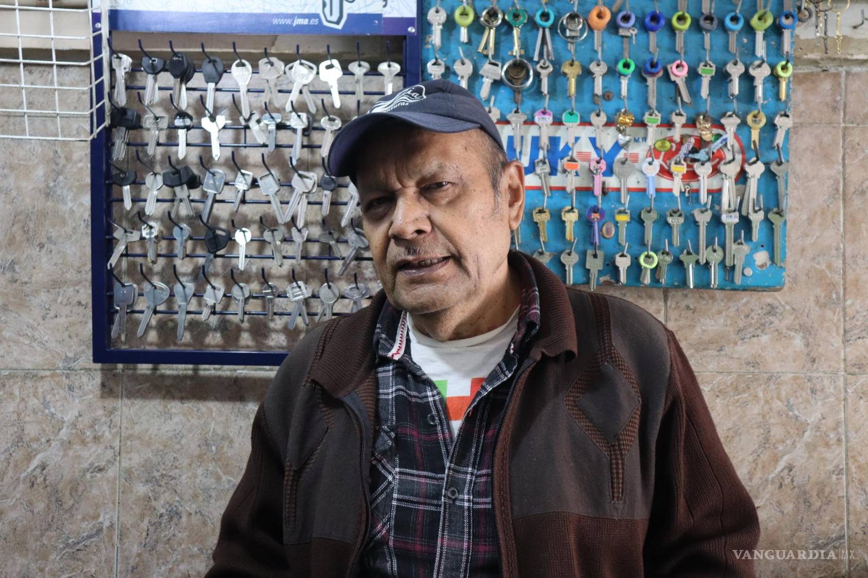 $!Juan Ángel Siller Ibarra, presidente de la Unión de Locatarios del Mercado Juárez.