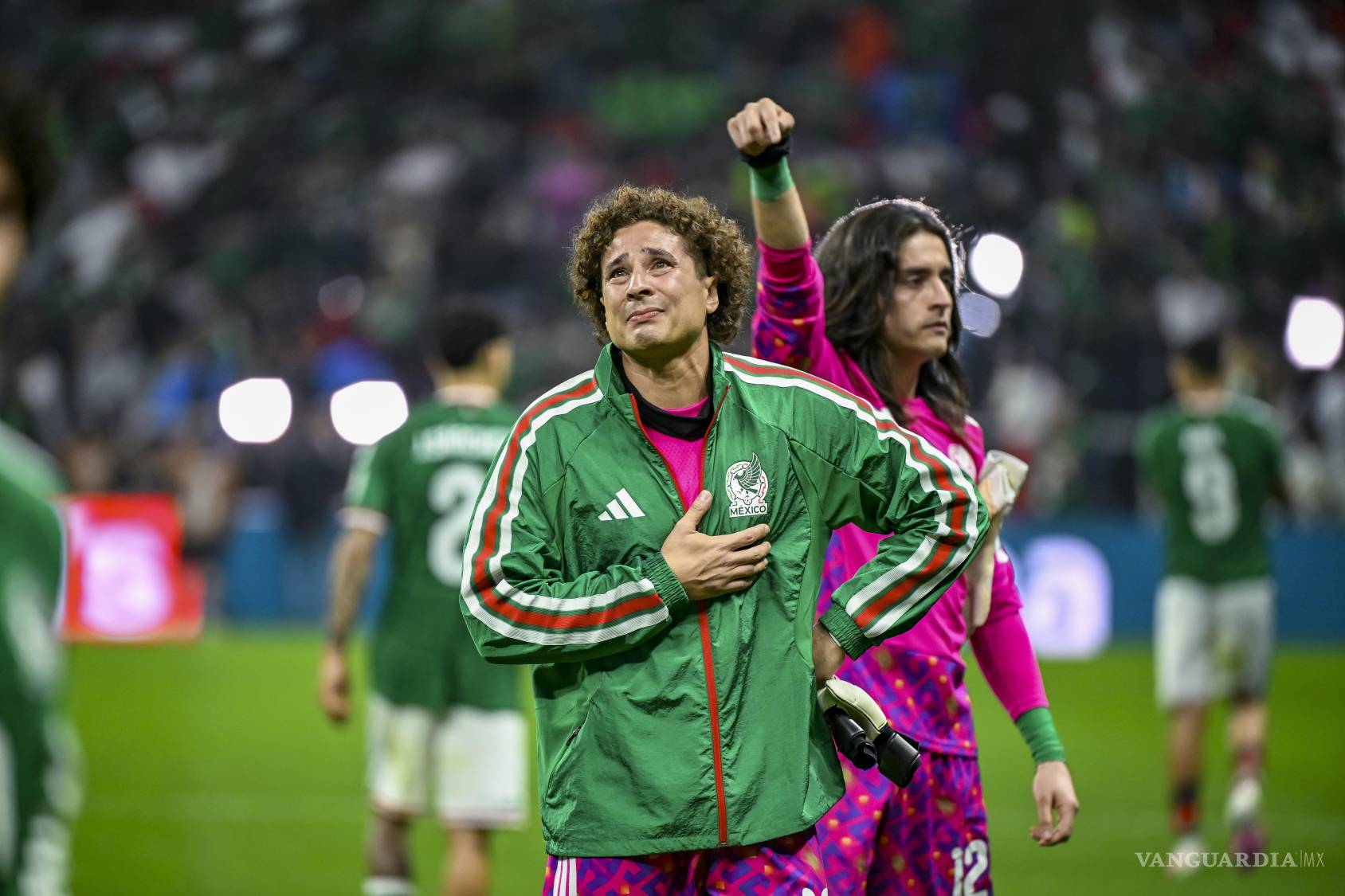 $!Último juego en el estadio CDMX del Mundial de Futbol de la FIFA, donde Memo Ochoa agradeció a la afición.