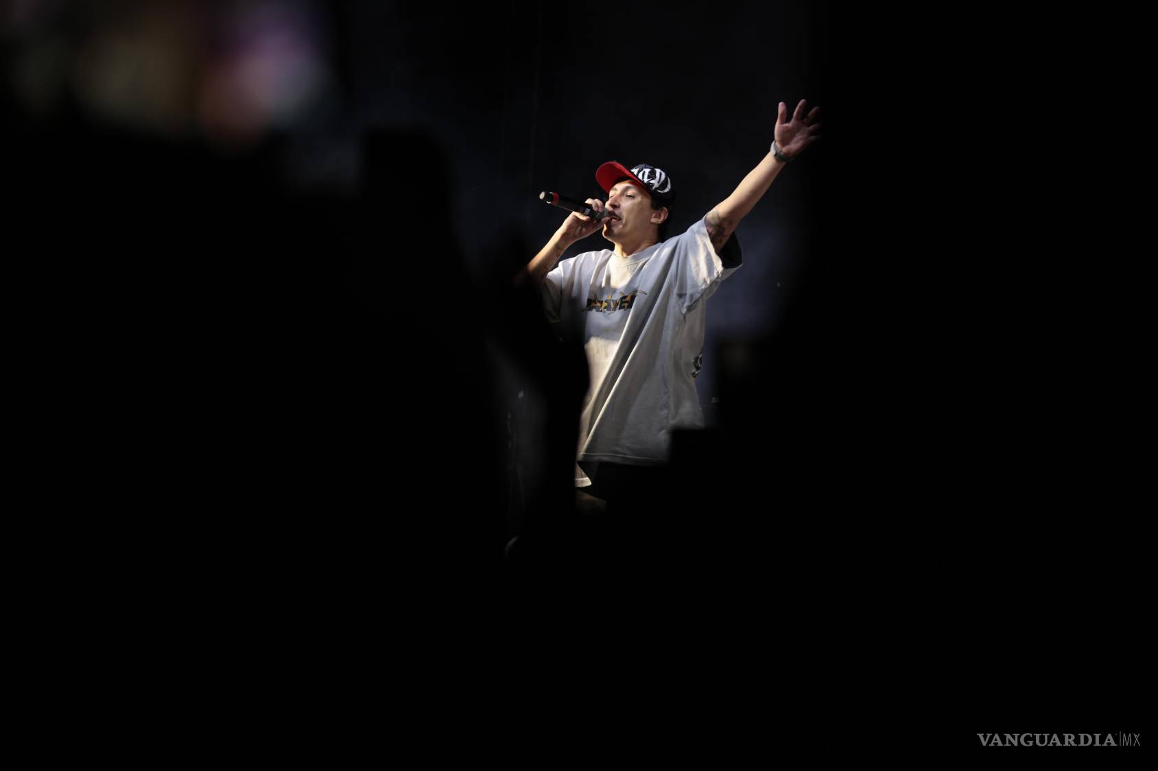 $!Mcklopedia, referente del rap y freestyle venezolano, fue parte del lineup internacional que llegó al Auditorio Saltillo.