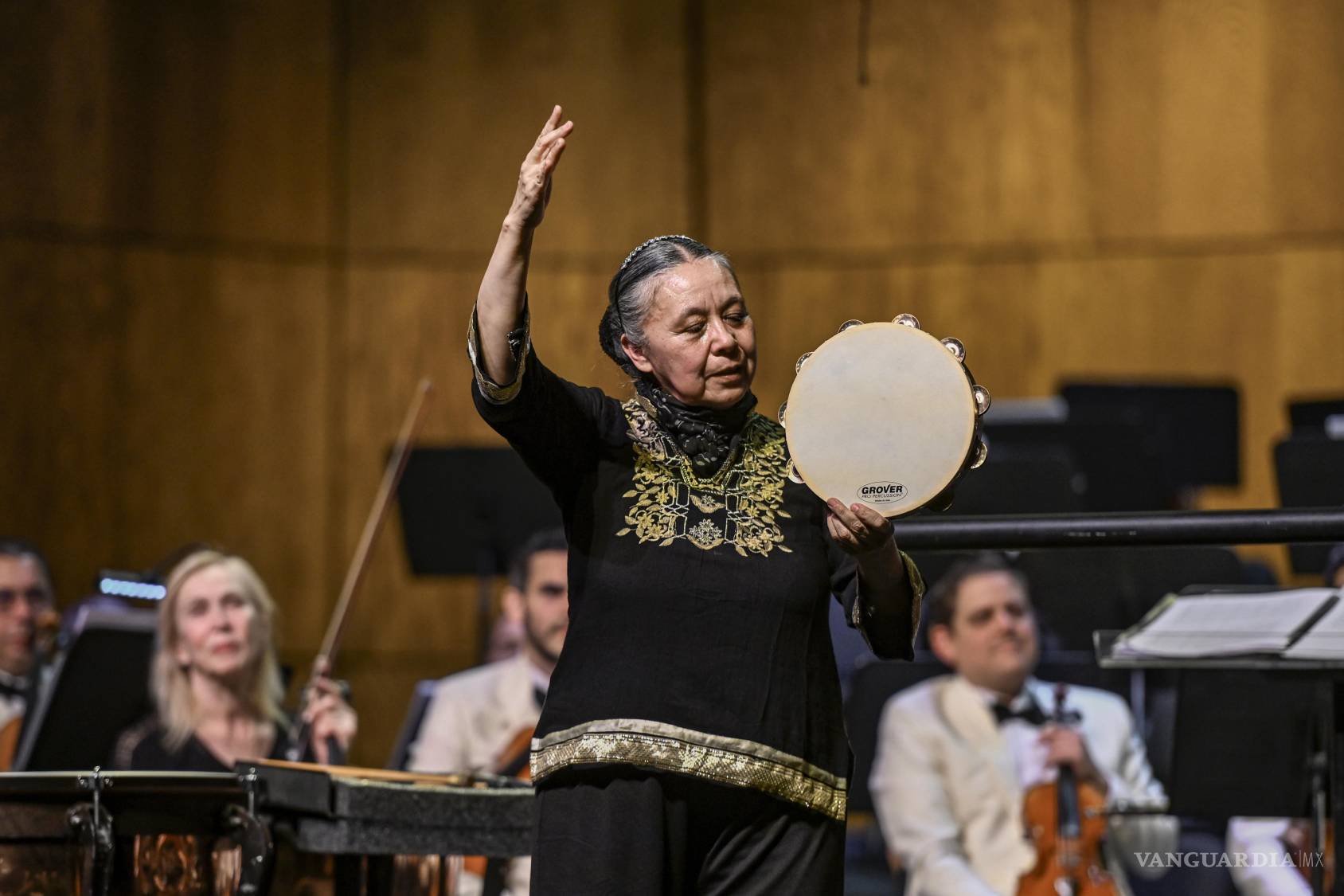 $!La percusionista presentó un extracto de su obra ‘Tamobourine alone’.