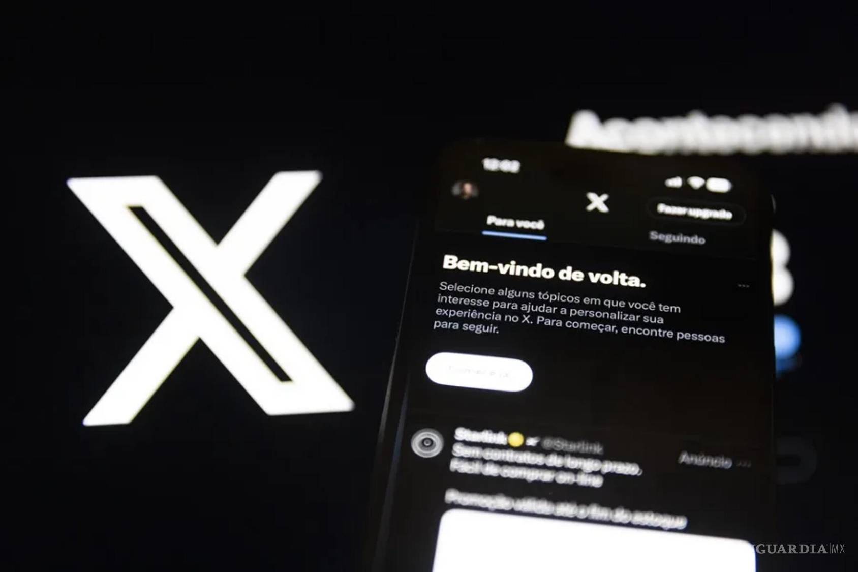 $!Logo de la red social X, antes Twitter.