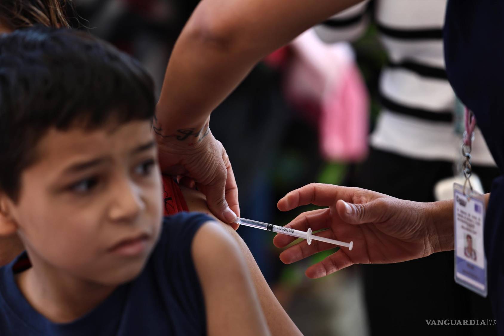 $!La jornada de vacunación incluyó aplicación de biológicos contra sarampión, neumococo y refuerzos para menores de cuatro años.