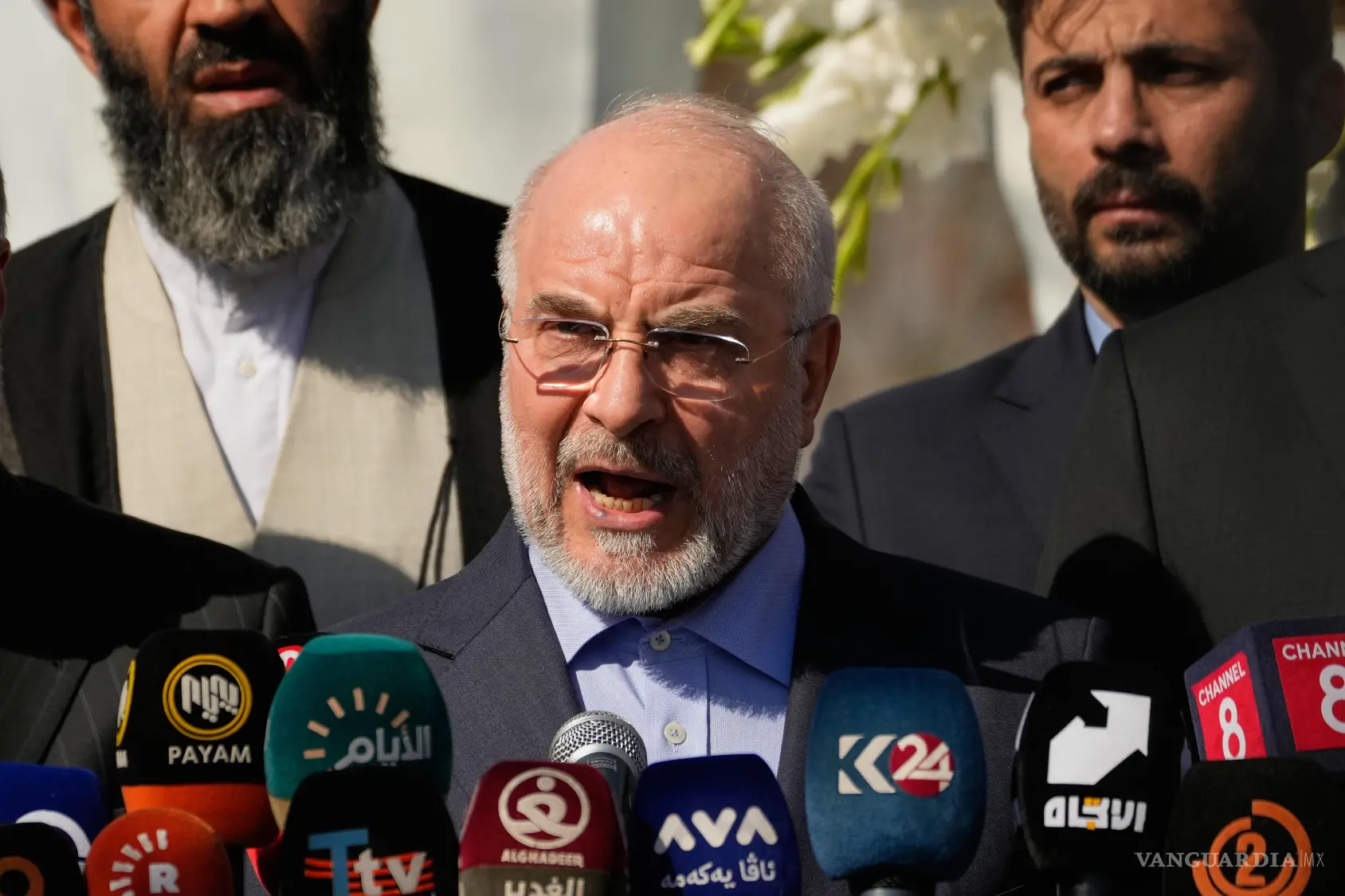 $!El presidente del Parlamento iraní, Mohammad Baqer Qalibaf, en lugar donde fue asesinado el comandante iraní Qassem Soleimani en un ataque estadounidense.