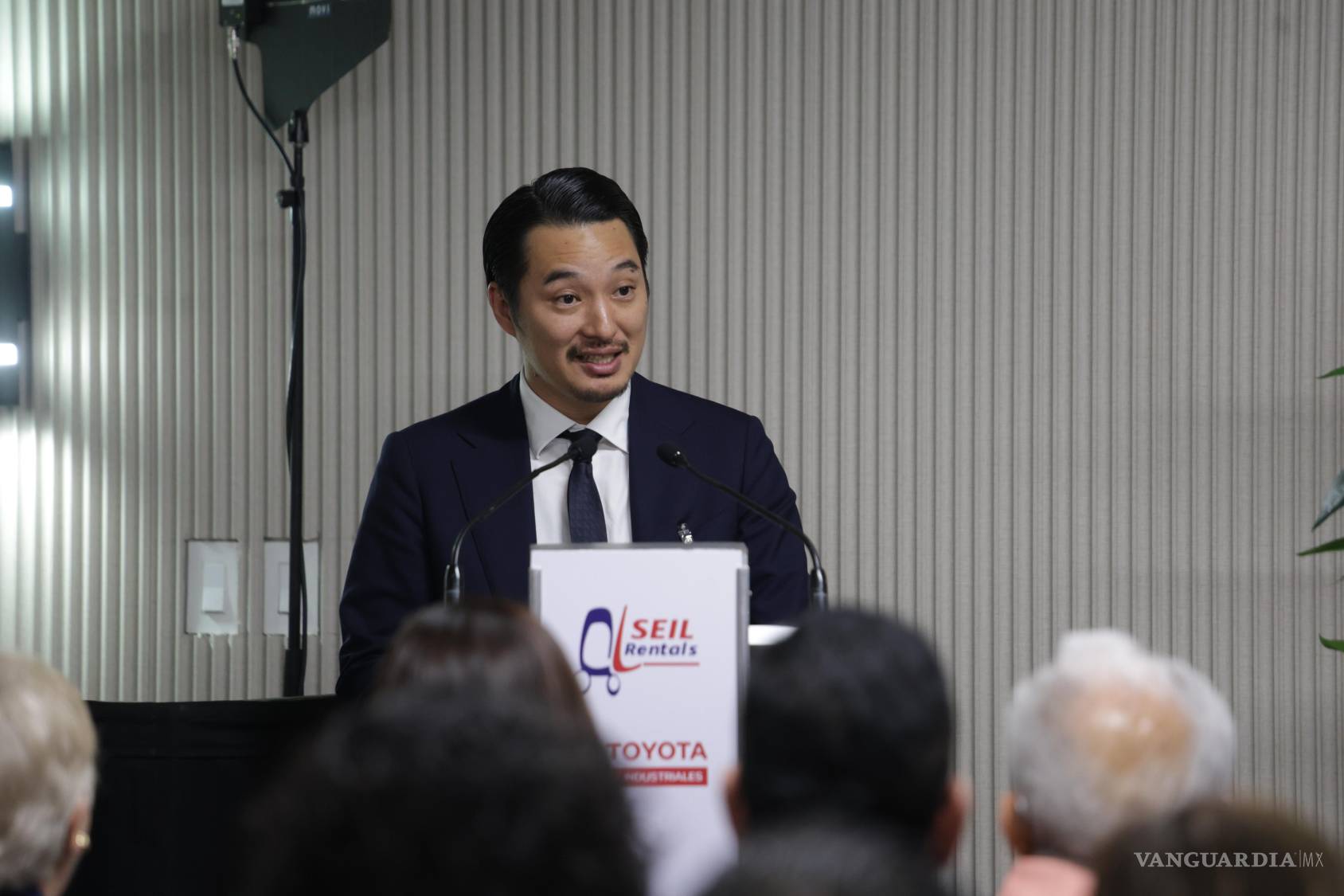 $!Keita Nakamura, presidente de Toyota Tsusho Corporation de México. FOTO: HOMERO SÁNCHEZ