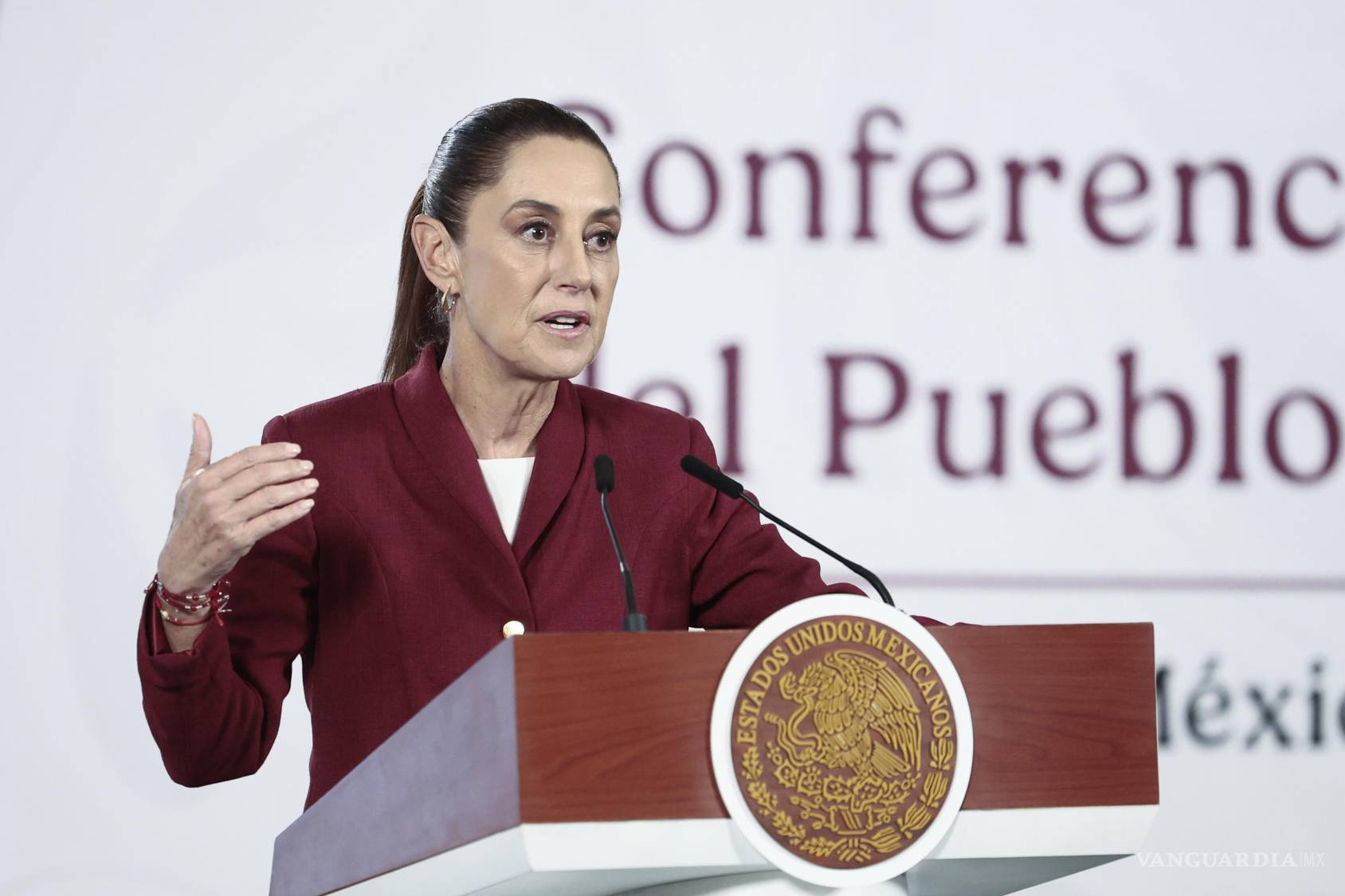 $!La presidenta de México, Claudia Sheinbaum afirmó que el país está dispuesto a albergar los partidos de Irán del Mundial de 202.