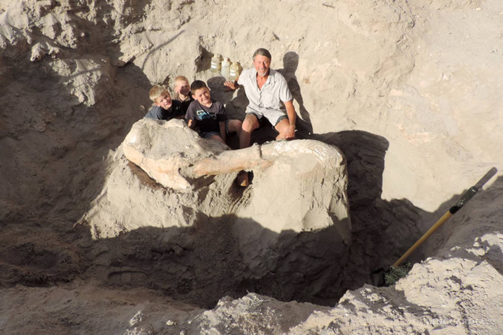 $!Niño se tropieza con fósil en Nuevo México