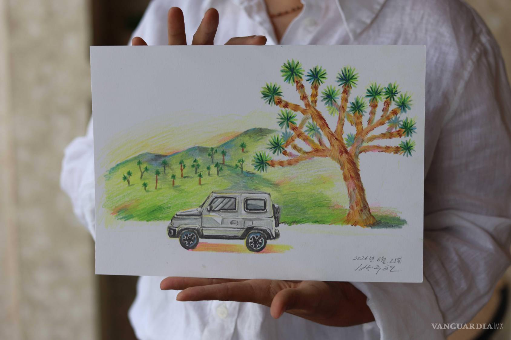$!Yun Park, la artista coreana que encontró en Saltillo el hogar y la inspiración para pintar su belleza