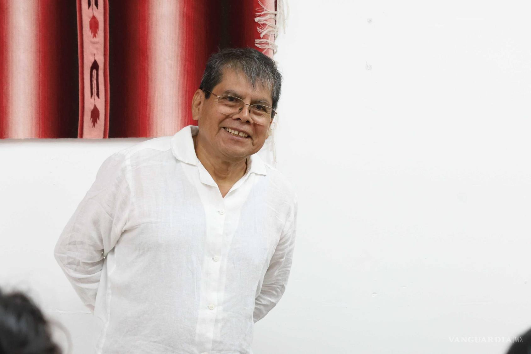 $!Maestro tejedor de Oaxaca imparte taller en Saltillo a los alumnos de la Escuela del Sarape