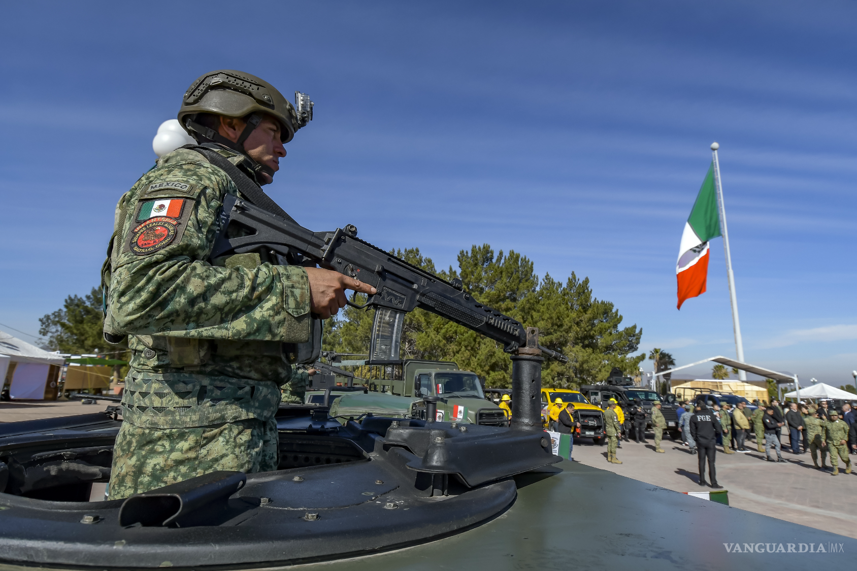 $!Febrero inició con la ceremonia magna con lo que inicia el Mes del Ejército y Fuerza Aérea Mexicana.