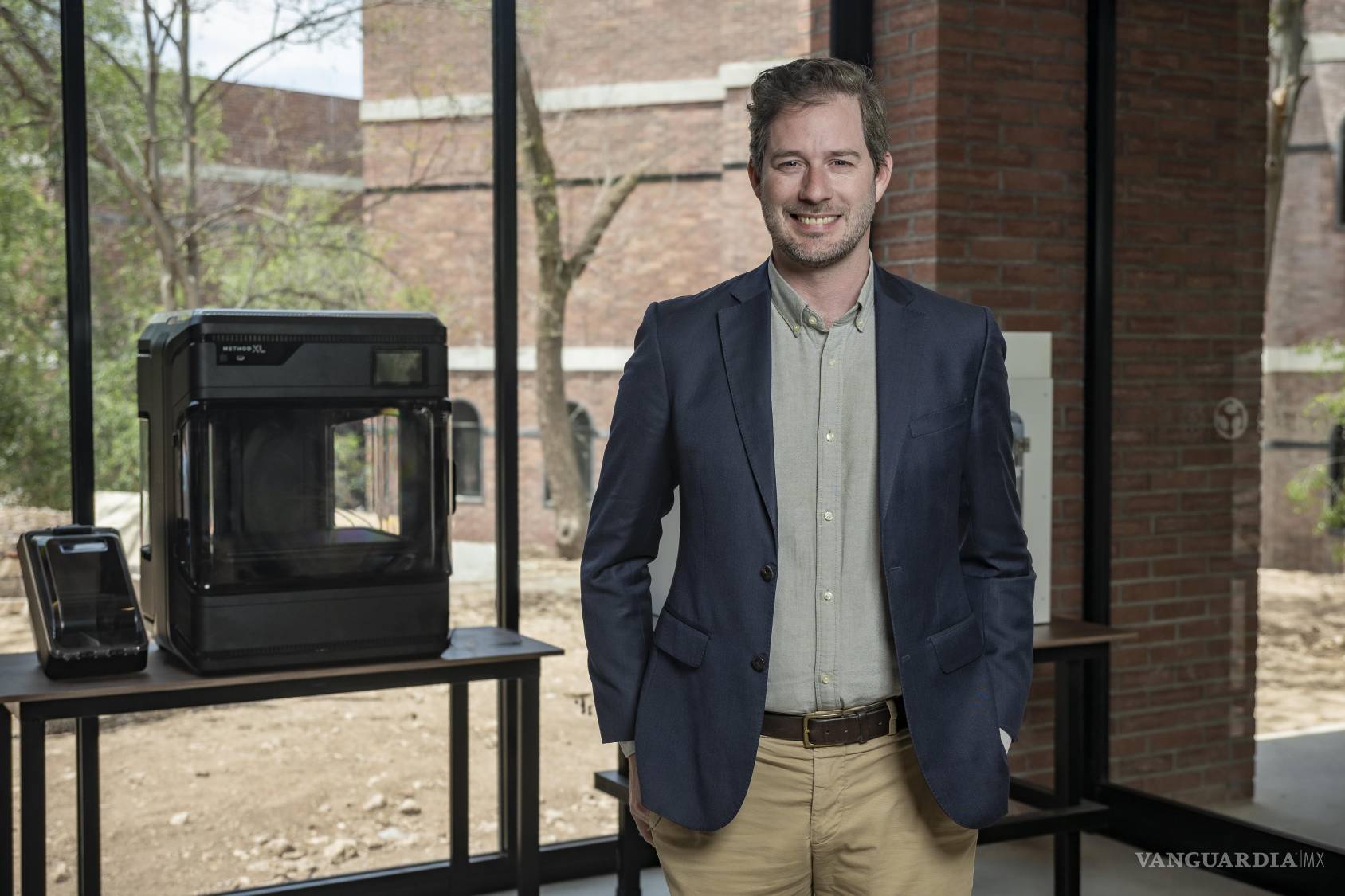 $!Esteban Garza Fishburn, rector de la Universidad Carolina.