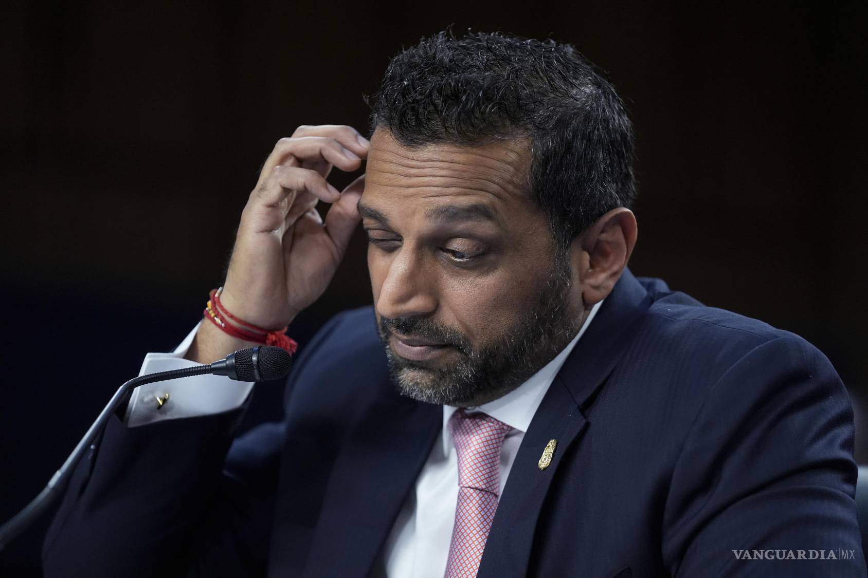 $!l director del FBI, Kash Patel, testifica durante la audiencia del Comité Judicial del Senado sobre la supervisión del Buró Federal de Investigaciones en Washington.