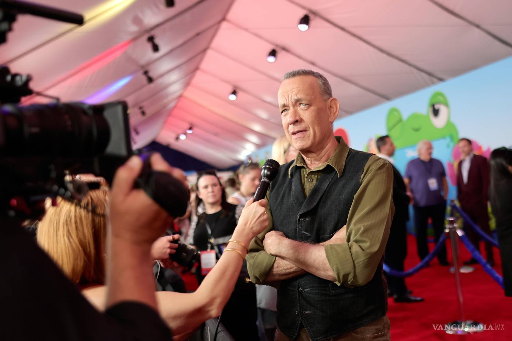 $!LOS ANGELES, CALIFORNIA - JUNE 09: Tom Hanks attends the Toy Story 5 Los Angeles World Premiere at Dolby Theatre in Los Angeles, California on June 09, 2026. (Photo by Emma McIntyre/Getty Images for Disney)