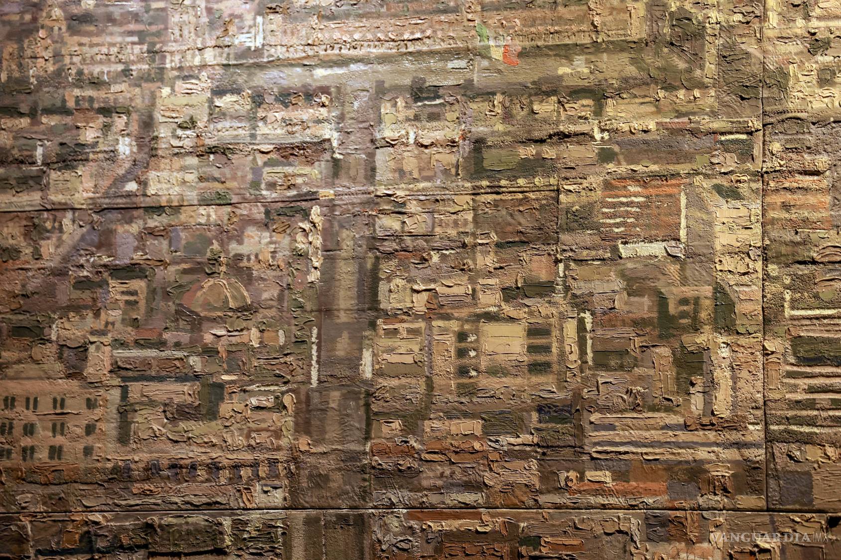 $!Lo abstracto y lo realista conviven en los paisajes de Carlos Farías en el Cerdo de Babel